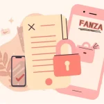 FANZAはバレるの？と不安な方へ、安心して使える仕組みをやさしく解説するイメージイラスト♡